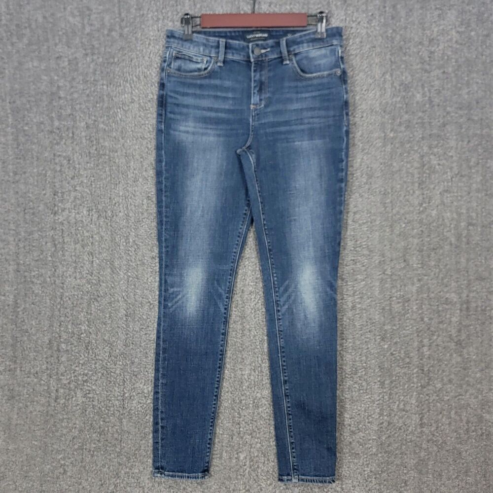 Lucky Brand Jeans Womens 6/28 Blue Ankle Cheville Ava Skinny Dark Wash 29x28